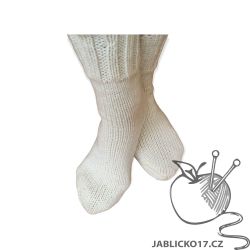 Ponožky - smetana