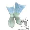 Ponožky pletené modrá