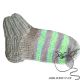 Kotníkové ponožky - šedo modrá