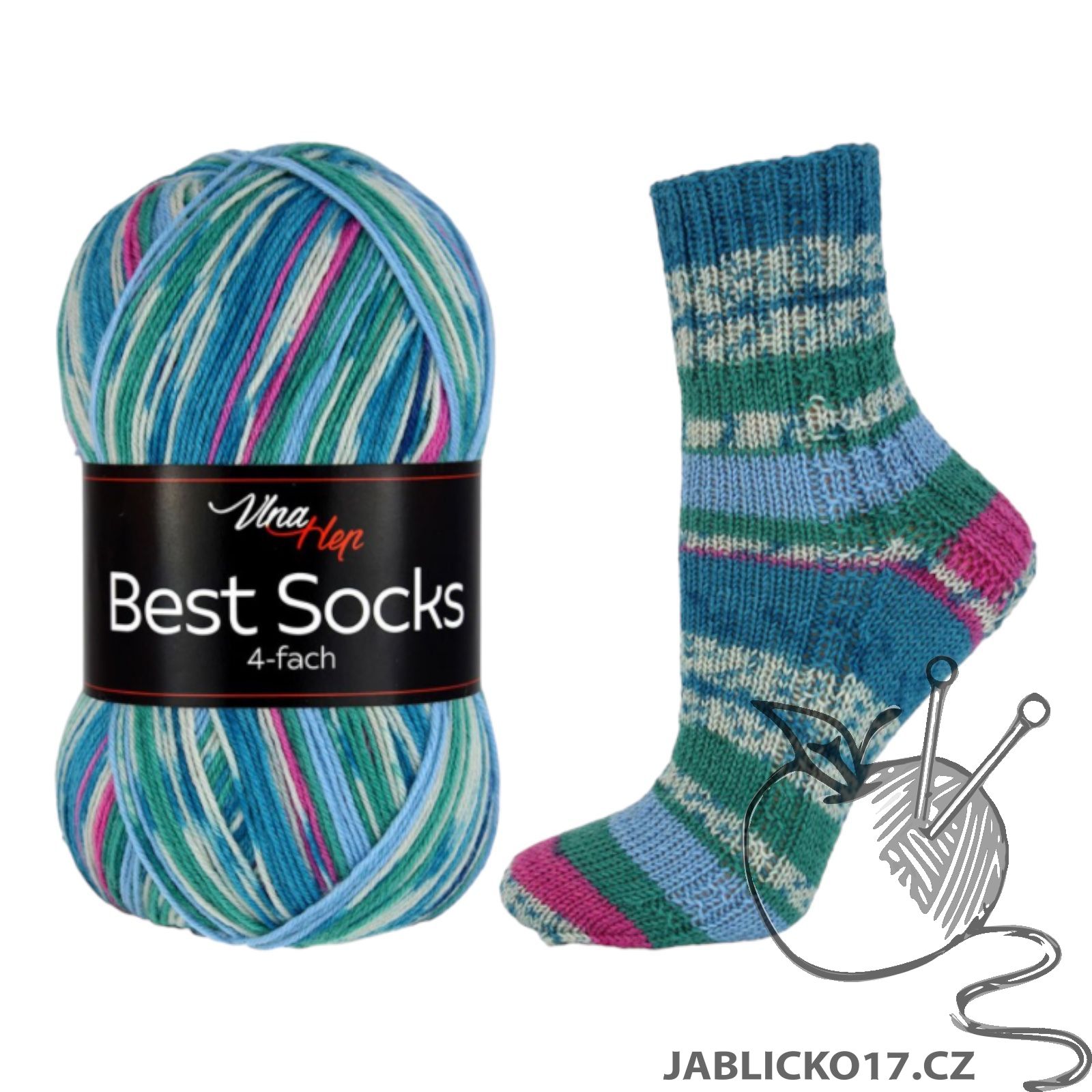 Best Socks 4-fach - Vlna-Hep