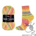 Best Socks - fialovo šedá melírovaná