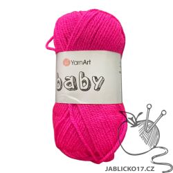 Pletací příze Baby - růžová
