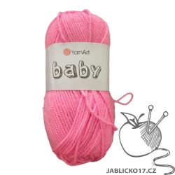 Pletací příze Baby - růžová