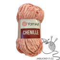 Chenille meruňka