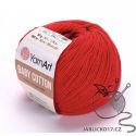 Baby cotton - červená