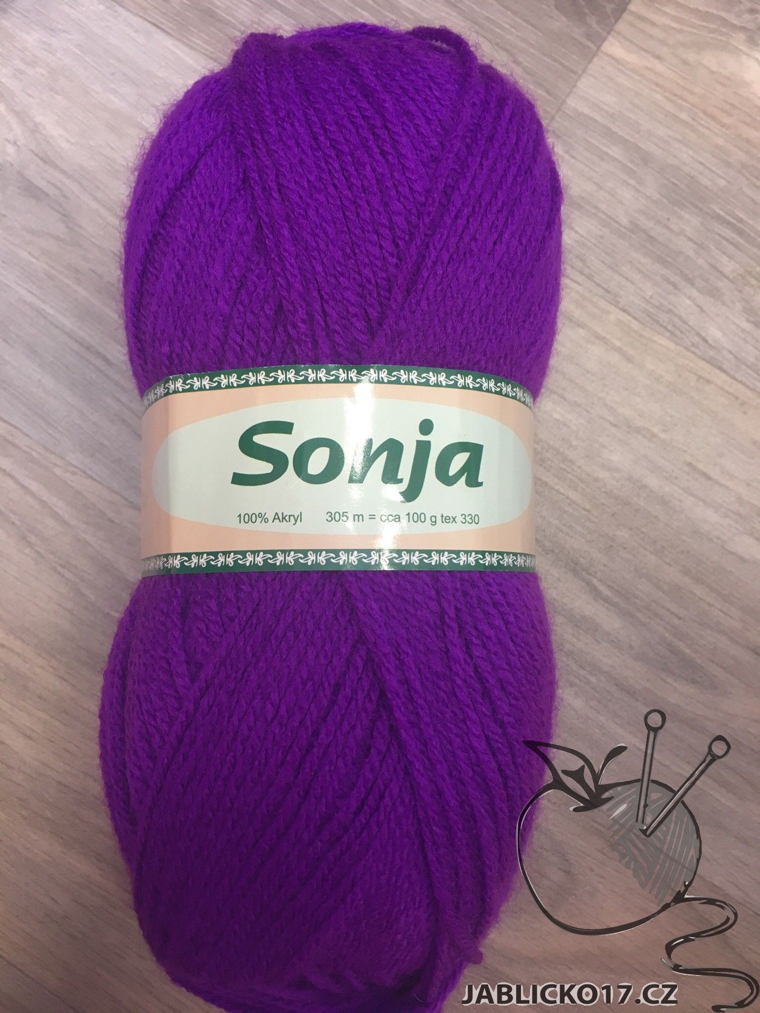 Pletací příze Sonja - fialová